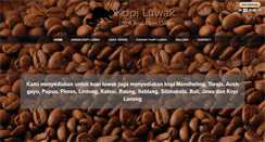 Desktop Screenshot of distributorkopiluwak.com